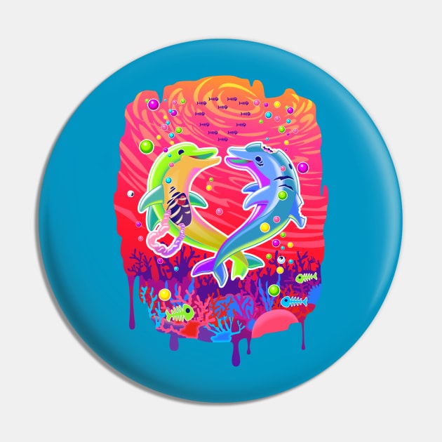 Dawn of the Dolphins Pin by 9shanks9