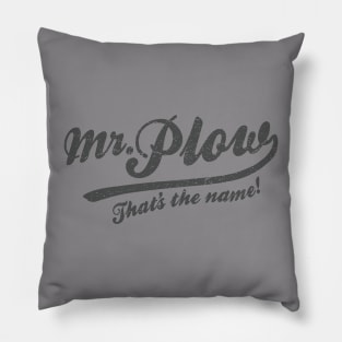 Mr. Plow (Black) Pillow