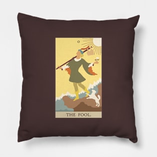 The Fool Tarot Card Pillow