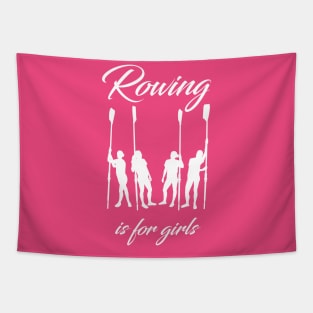 Rowing is for girls Tapestry