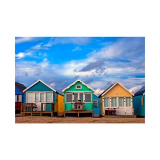 Beach Huts Hengistbury Head Bournemouth Dorset UK T-Shirt