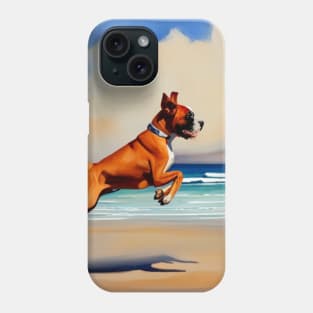 Boxer at the Beach Phone Case