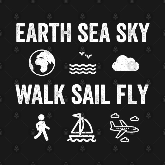 Earth Sea Sky Walk Sail Fly by VFR Zone