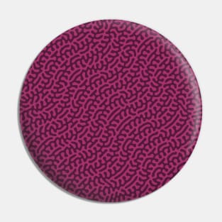 Waves Turing Pattern (Purple Pink) Pin