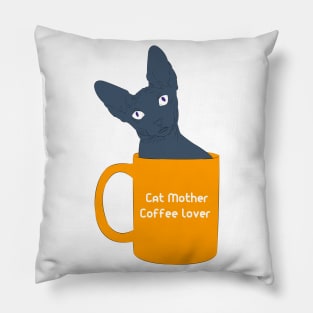 Sphynx Coffee Pillow