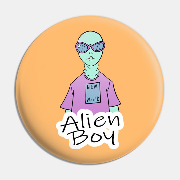 alien boy Pin by PowerSurgeX1