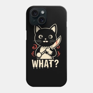 Spooky Lockdown Cat Phone Case