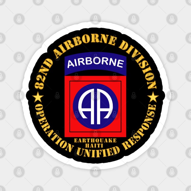 82nd Airborne Division - Operation Unified Response - Earthquake Haiti Magnet by twix123844