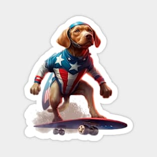 Superhero Dog Magnet