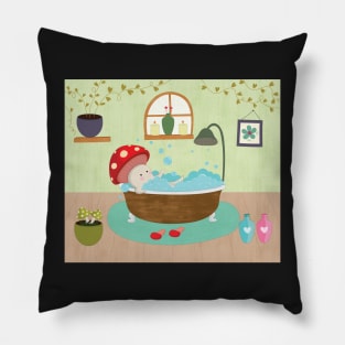 Mushroom Taking Bath Pillow