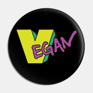 Vegan Logo Music TV Parody Pin