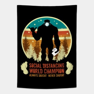 Social Distancing World Champion Tapestry