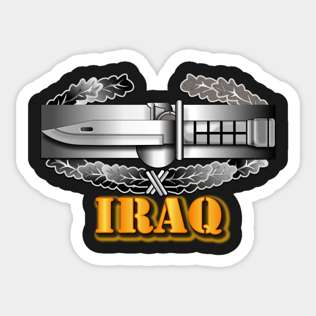 Combat Action Badge Window Sticker Decal