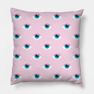 Girly Eyes Pattern Pillow