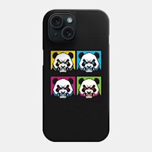 Pop Angry Panda - Funny Panda Art Phone Case