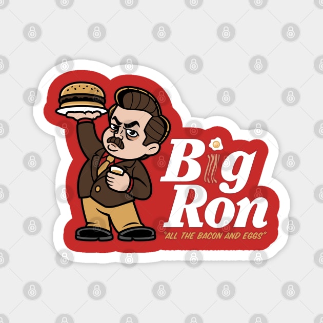 Big Ron Magnet by harebrained