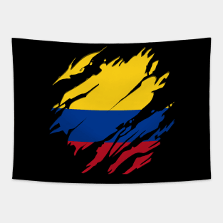 Proud Colombia Flag, Colombia gift heritage, Colombian girl Boy Friend Tapestry