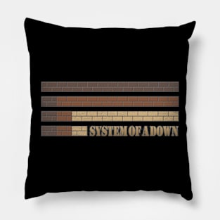 System of a Down Stripes Pillow