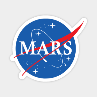 Nasa Logo Mars Magnet