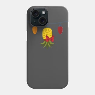 Hanging Pineapple Christmas Lights Phone Case