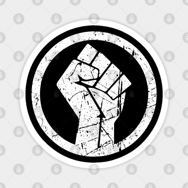 Black Power, Protest, Fist, Solidarity, Black Lives Matter Magnet by UrbanLifeApparel