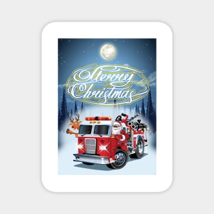 Christmas greeting card Magnet