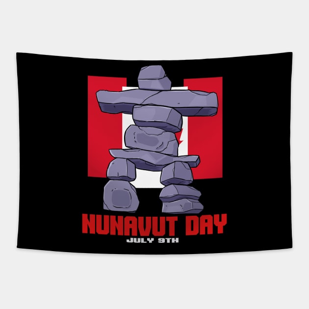 Nunavut Day Tapestry by Noseking