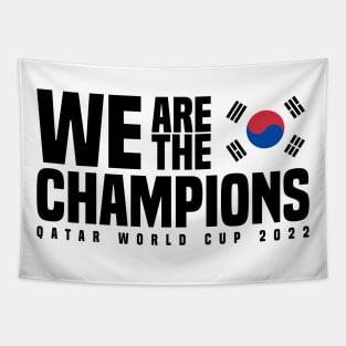 Qatar World Cup Champions 2022 - South Korea Tapestry