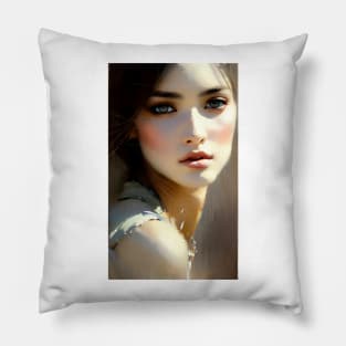 Beautiful Girl 42 Pillow