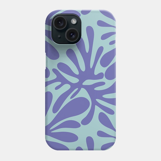 Abstract organic shapes pattern inspired by Matisse Phone Case by Ieva Li ART