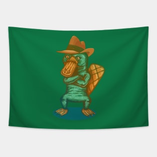 Perry the Platypus Tapestry