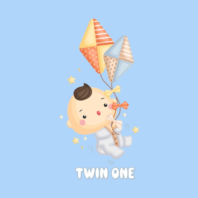 Twin newborn boy one by KOTOdesign