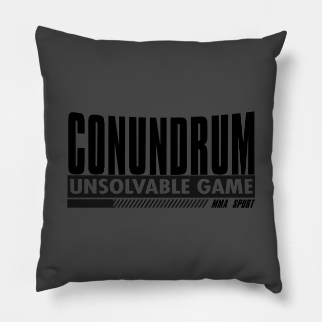 MMA Conundrum Pillow by GLStyleDesigns