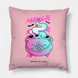 Witches cauldron Witch Witchcraft Pillow