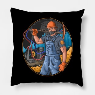 Bitcoin Miner, Crypto Miner Pillow