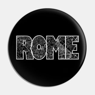 Rome Street Map Pin