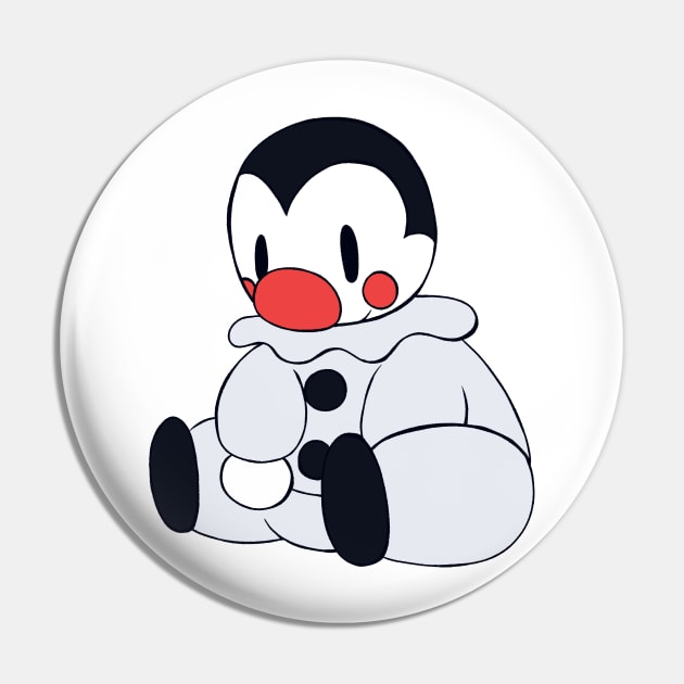 Little Pierrot Pin by Colourfulplague