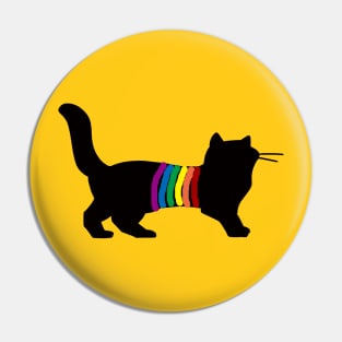 Rainbow Cat Pin