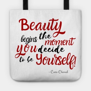 Beauty Begins Tote