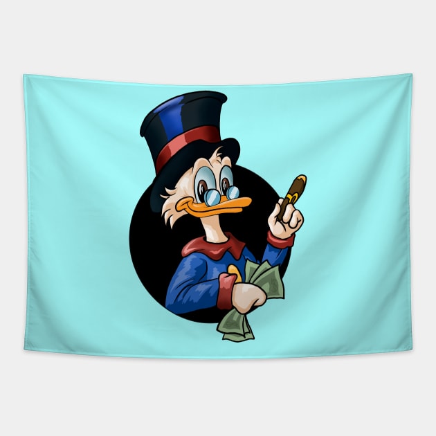 Scrooge McDuck Tapestry by Ramiros