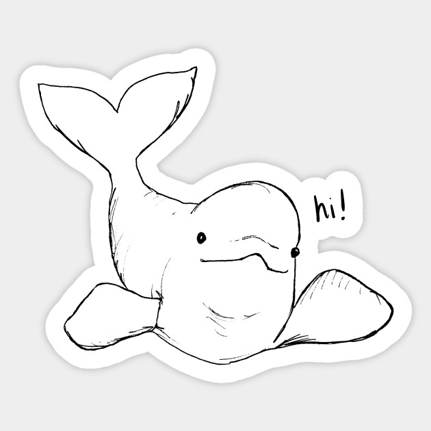 Beluga Whale Cartoon Drawing Step by step drawing tutorial on how to draw a beluga whale. beluga whale cartoon drawing