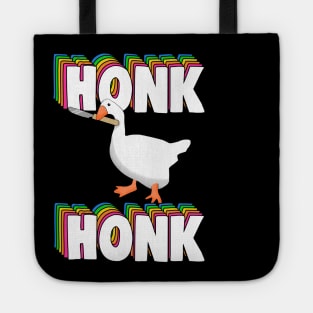 Honk Honk Peace Was Never An Option Goose Knife Meme Tote