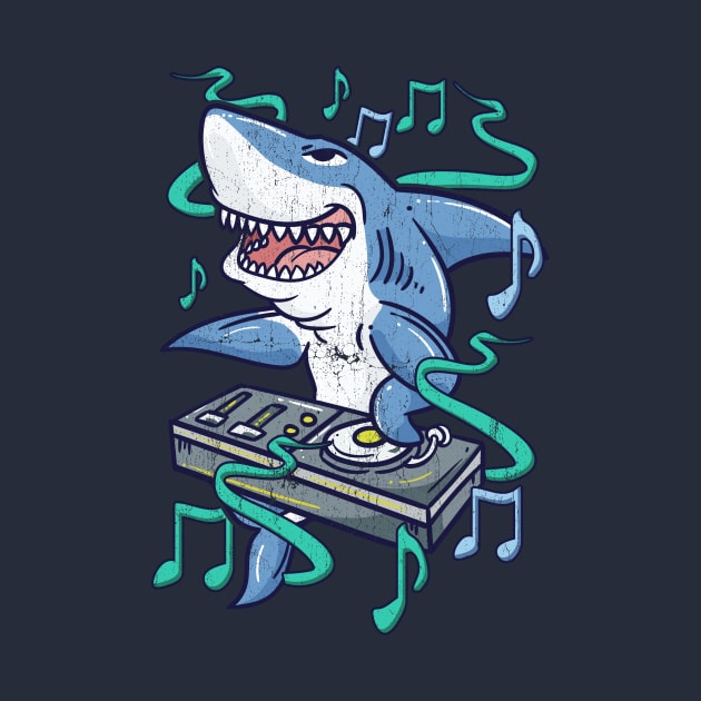 Funny Shark DJ Dance Music by propellerhead