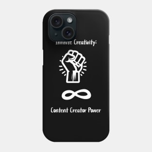 Infinite Creativity: Content Creator Power Phone Case