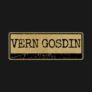 Aliska, text black retro Vern Gosdin T-Shirt