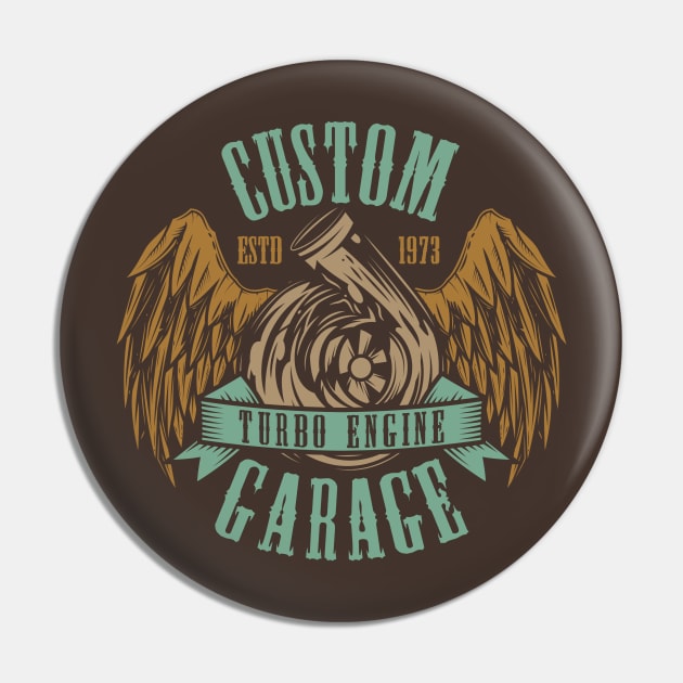 Custom Garage Pin by Verboten