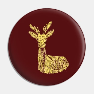 Red Deer Pin
