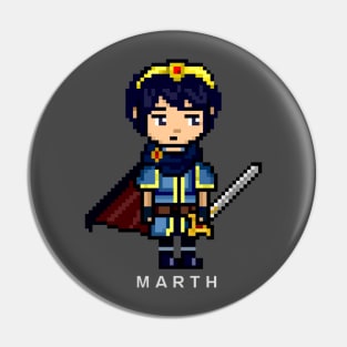 Pixel Marth with Font Pin