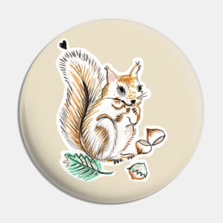 Cute squirrel Pin