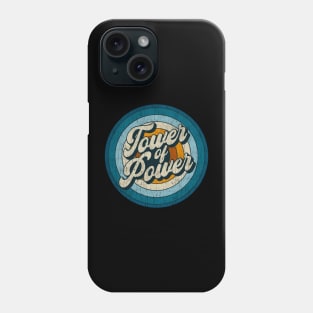 Tower of Power - Retro Circle Vintage Phone Case